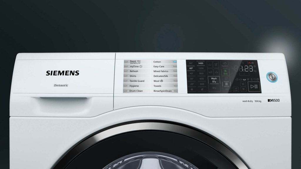 برنامه های شستشوی ماشین لباسشویی زیمنس